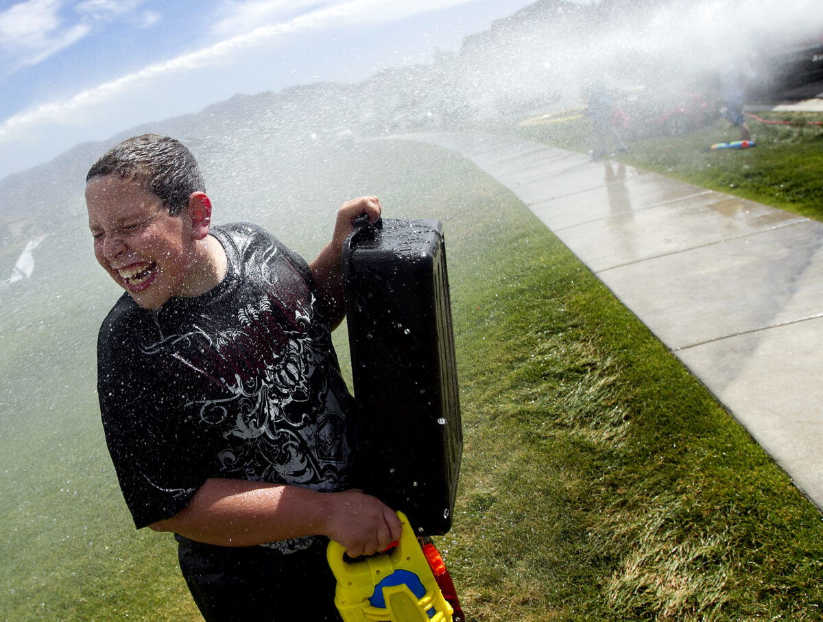 Festival Flashback Residents of Saratoga Springs make a big Splash